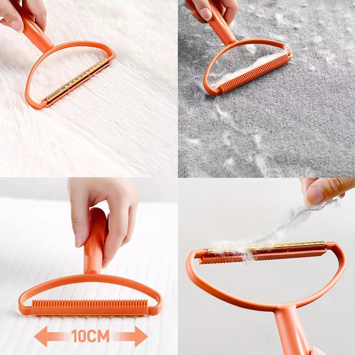 Portable Lint Remover Magic  Fabric Hair Remover Pet Hair Scraper Cleaner Sweater Clean Tool for Clothes Carpet Brush Tool