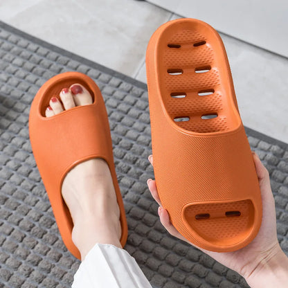 Men's Quick-Drying Anti-Slip Bath Slippers Summer Indoor Home Eva Couple Shower Slippers Anti-Odor Bathroom Sandals