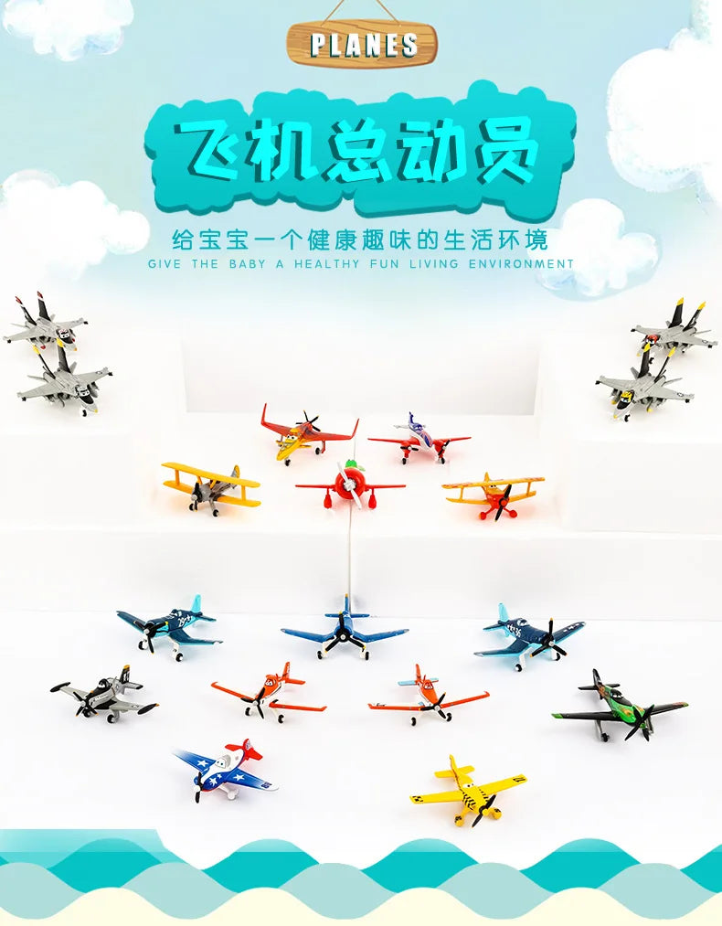 pixar planes toys Metal Diecast Strut Jetstream Dusty Metal Diecast classic alloy Toy Plane model for children