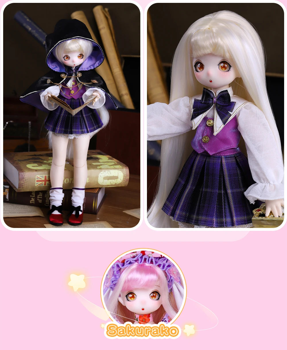 ICY DBS 1/4 BJD Dream Fairy Doll ANIME TOY Mechanical Joint Body Collection Doll  Official Makeup 40cm SD