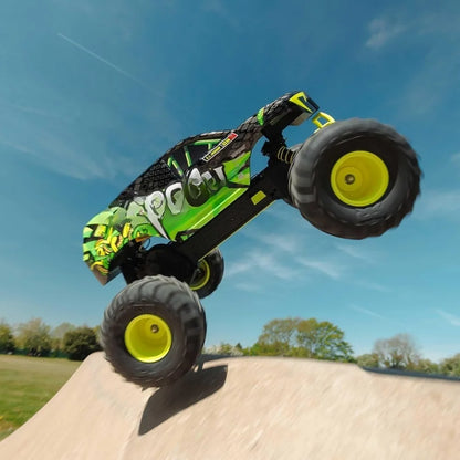 1 10 Scale RC Monster Truck 4WD Ready to Run with Battery and Charger Yellow