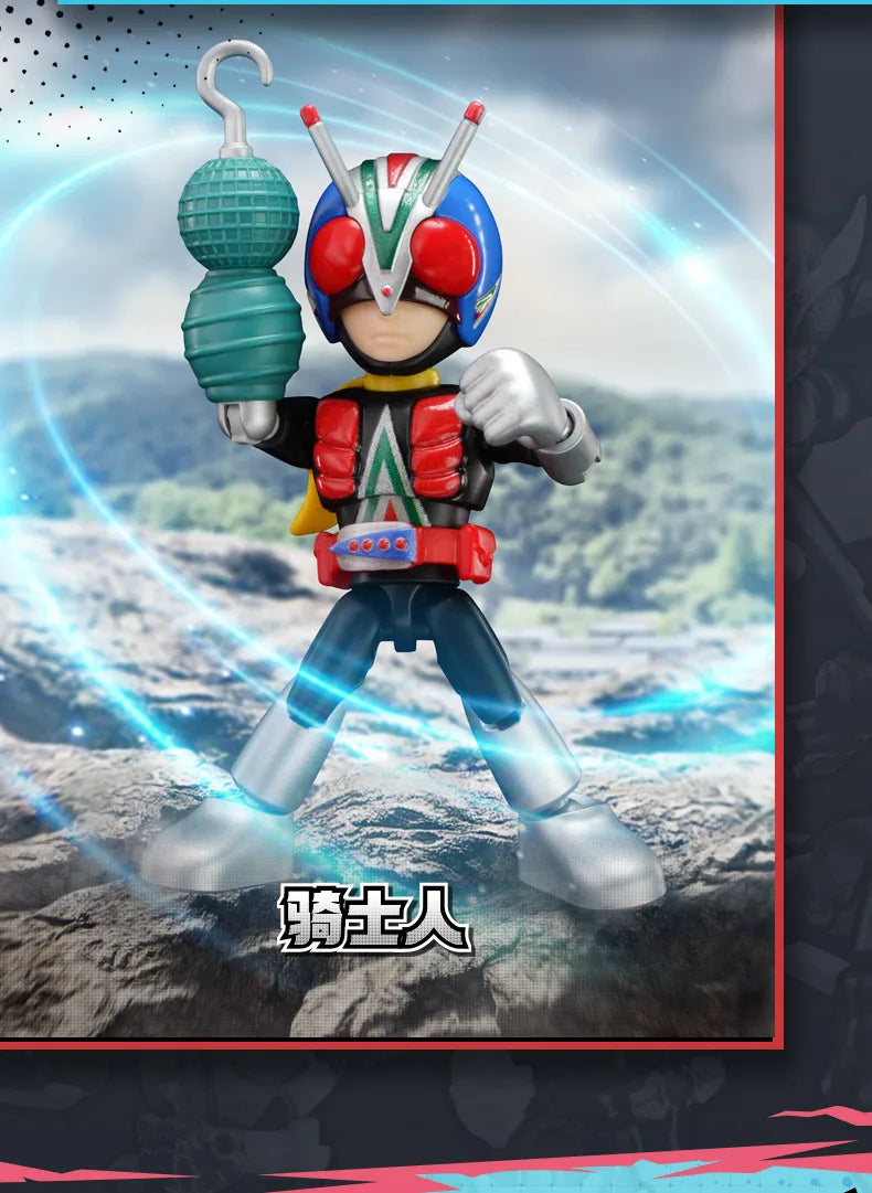 BLOKEES Kamen Rider Building Blocks Kabuto Geats Kaixa Delta Masked Rider Action Figure Assembled Toys