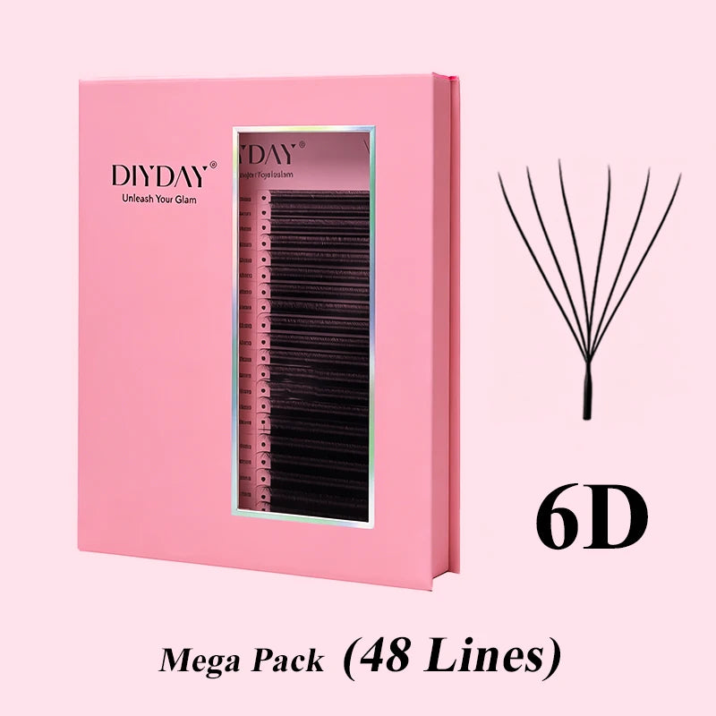 48-Row W-Shape Premade Lash Extensions