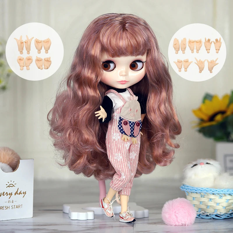ICY DBS Blyth doll 1/6 Anime Doll joint body white Skin glossy face Special Combo with clothes, shoes and hands 30cm BJD TOY