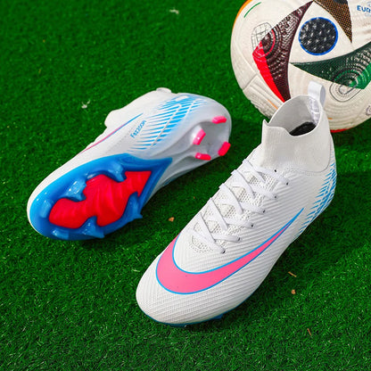 New Arrival Men AG FG Football Boots Flexible PU Upper Tough Rubber Studs For Adult Outdoor Pitch Football Competitions