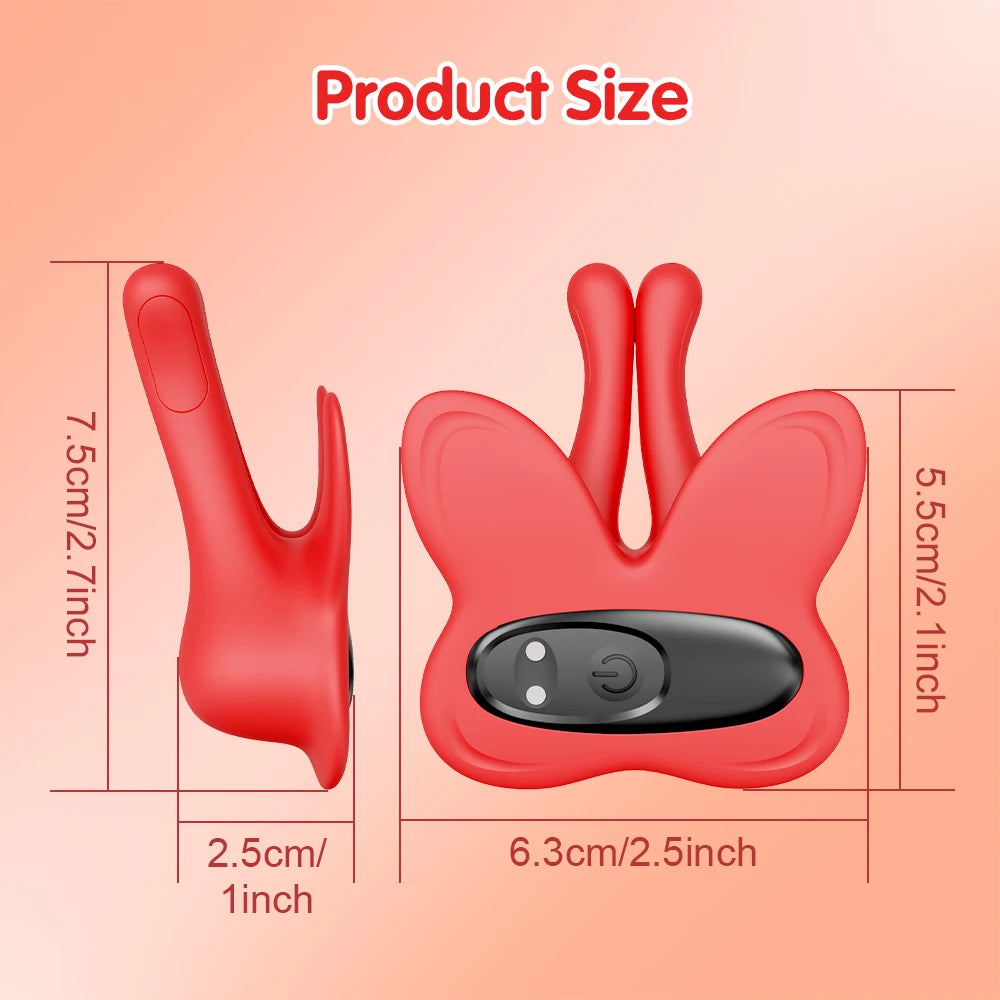 Nipple Toys Nipple Clamp Vibrator Sex Toys, APP Remote Control Adult Toys BDSM Toys 1 Pair Wearable Vibrators Feamle Sex Toy