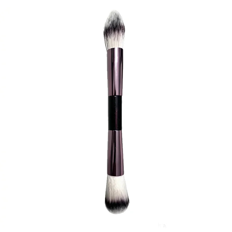 Makeup Brush, Powder Brush, Blush Brush, Loose Powder Brush, Exquisite Professional Metal Handle, Double-head Design, with Box