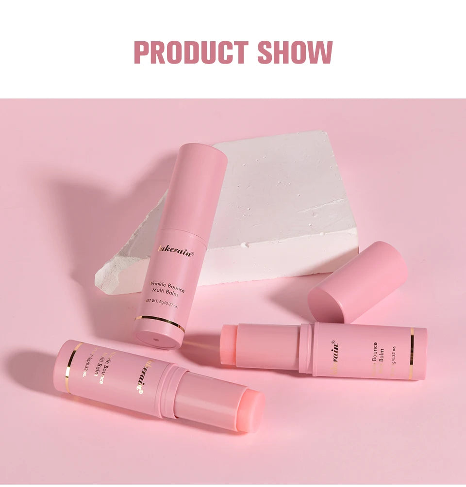 Moisturizing Wrinkle Bounce Multi Balm Stick Deep Hydrating Facial Skin Long-lasting Brightening Collagen Cream Korean Cosmetics
