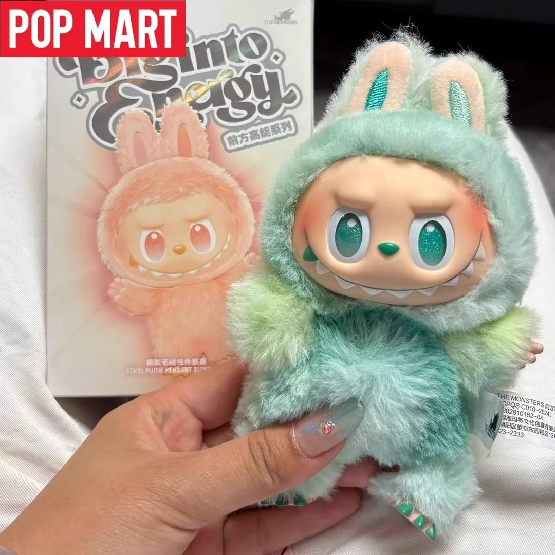 Genuine Labubu 3.0 Big into Energy Plush Doll - Pop Mart Official Blind Box Soft Collectible Toys Home Decor