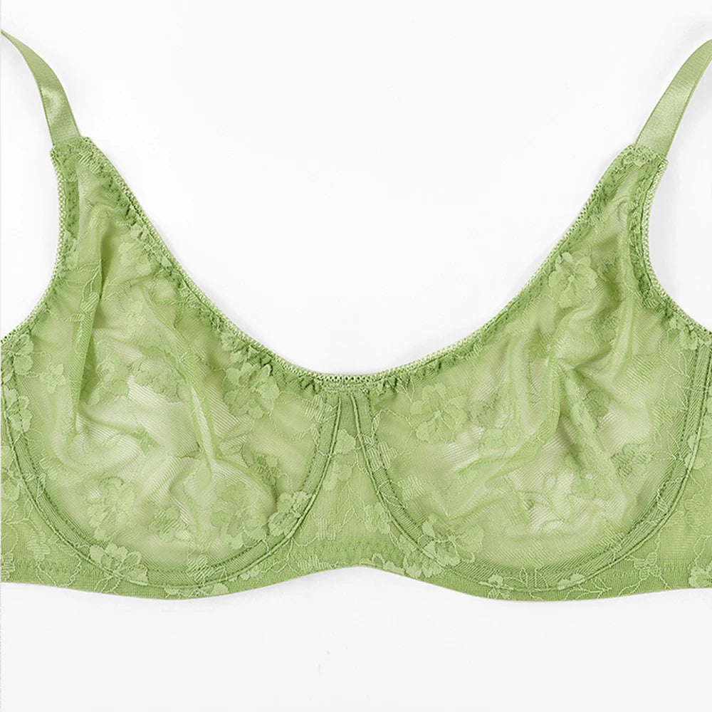 Plus Size Womens Bras Lace Underwire BH B-E Cup Comfortable & Alluring Lingerie