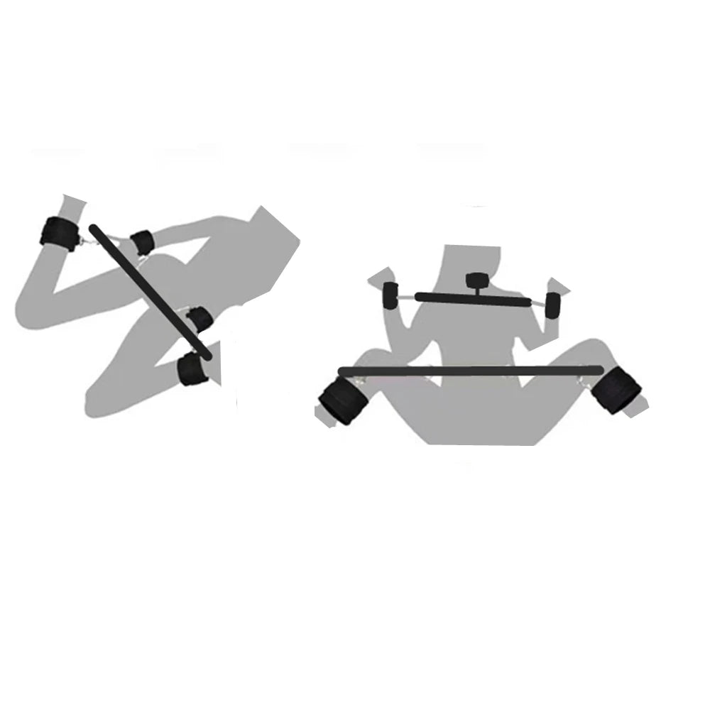 BDSM Adjustable Bondage Kit Spreader Bar Handcuffs Ankle Cuffs Fetish Restraints Set Sex Toys for Adult Couples Games Sex Shop