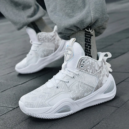 Men Basketball Shoes Trainer Unisex Breathable Athletic Sneakers Light Non-slip High Quality Unisex Outdoor Women Sports Shoes
