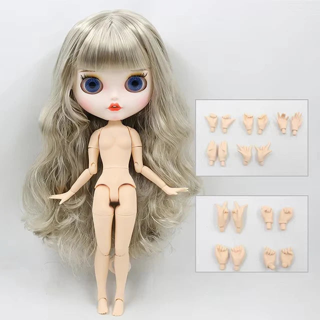 ICY DBS Blyth Doll 1/6 BJD Joint Body White Skin Tan Skin Dark Skin Matte Face Nude Doll 30cm Anime Toy Girls Gift
