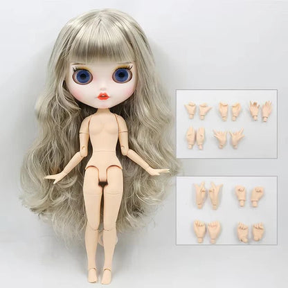 ICY DBS Blyth Doll 1/6 BJD Joint Body White Skin Tan Skin Dark Skin Matte Face Nude Doll 30cm Anime Toy Girls Gift