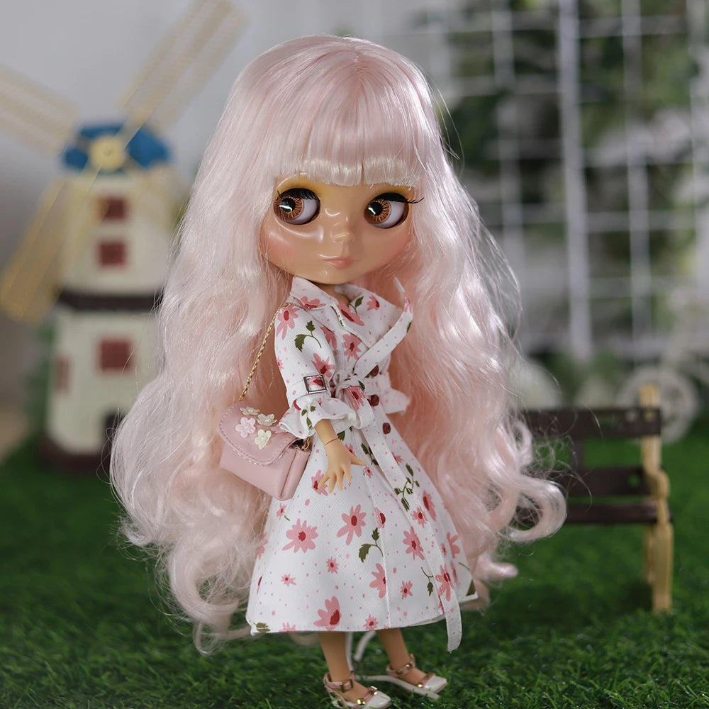 ICY DBS Blyth doll bjd joint body white black skin temperament skirt casual sports skirt 1/6 toy 30 cm girl gift anime SD