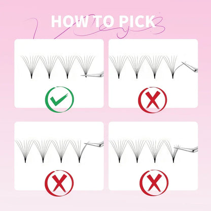 Premade Volume Fan Lash Extensions – 320 Fans