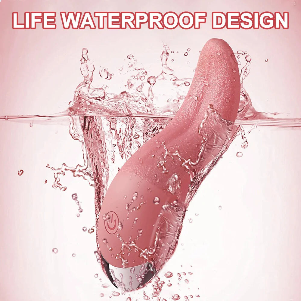 Vibrator Adult Sex Toys for Women, Tongue G Spot Vibrators with 10 Vibration Mode For Nipple Clitoral Stimulator Couples Sex Toy