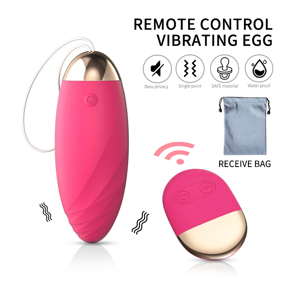 Vibrator Bullet Sex Toys For Woman Wireless Remote Control Vibrating Eggs Dildo Clitoris Stimulator G- Spot Vibrators For Women