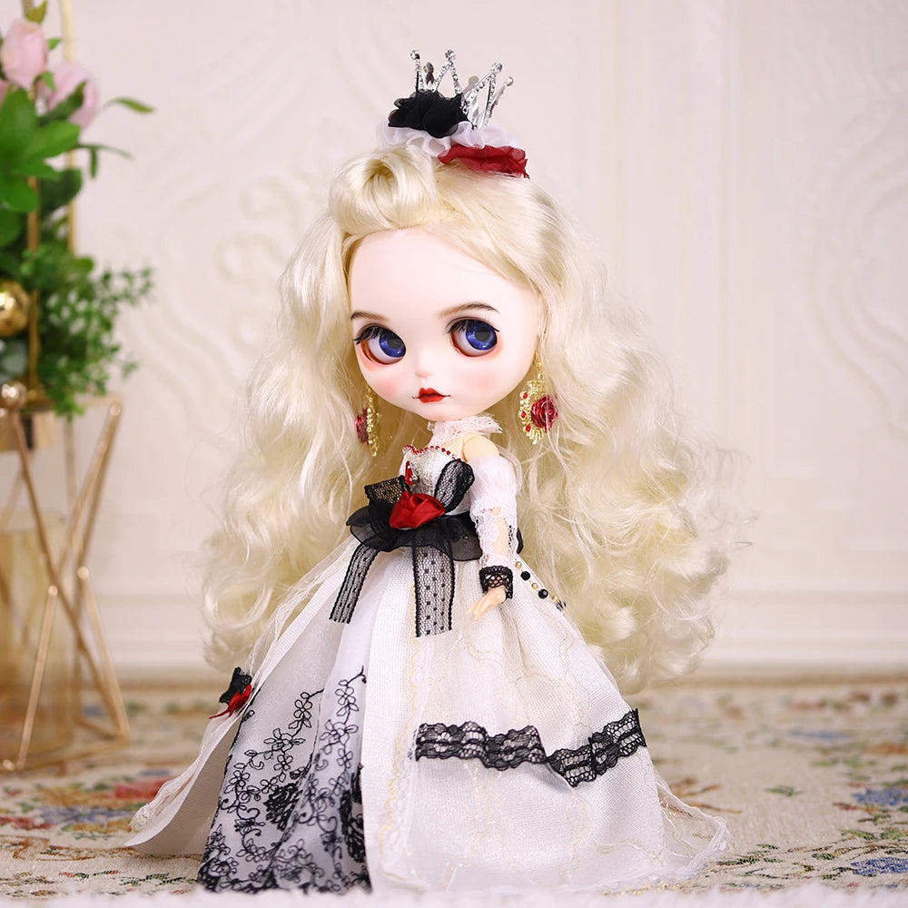ICY DBS Blyth Doll 1/6 Clothing Joint Body Princess Dress Casual Clothing Toy Gift