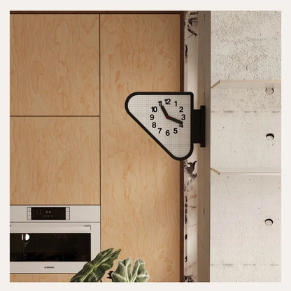 Luxury Triangle Wall Clock Corner Double Sided Wall Clock Creative Art Living Room Clocks Kitchen Bedroom Watch Home Decor