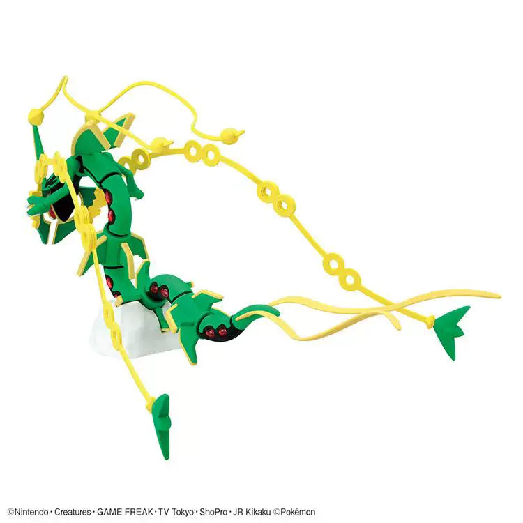 Bandai Original In Stock POKEMON Miraidon Mega Rayquaza Dragonite Charizard Anime Action Figures Assembly Model Ornaments