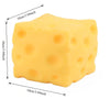 Giant Cube Cheese Squeeze Toy Simulation Extra Large Size Cheese Fidget Toy Slow Rebound Shapeable Venting Ball for Adult Gifts