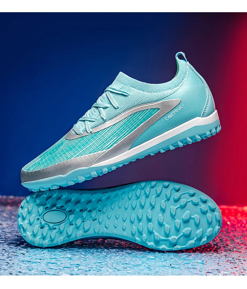 New Men Football Boots Sport Adult Long Spikes Soccer Shoes Training Outdoor Cleats Breathable Non Slip Boys Match Comfortable
