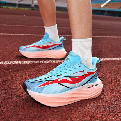 Men's Running Shoes Breathable Couple Trainer Race Luxury shoes Sneakers Mesh Outdoor Non-Slip Jogging Cushioning Off-road Shoes