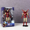 ZD Toys Avengers Legends Iron Man Spider Man Thor Captain America Thanos Hulk War Machine Action Figures Gif