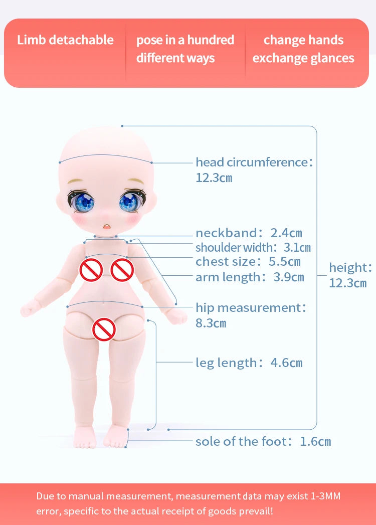 DBS DREAM FAIRY Maytree OB11 doll 13 ball joint body eyeball head hand collectible toy SD gift BJD
