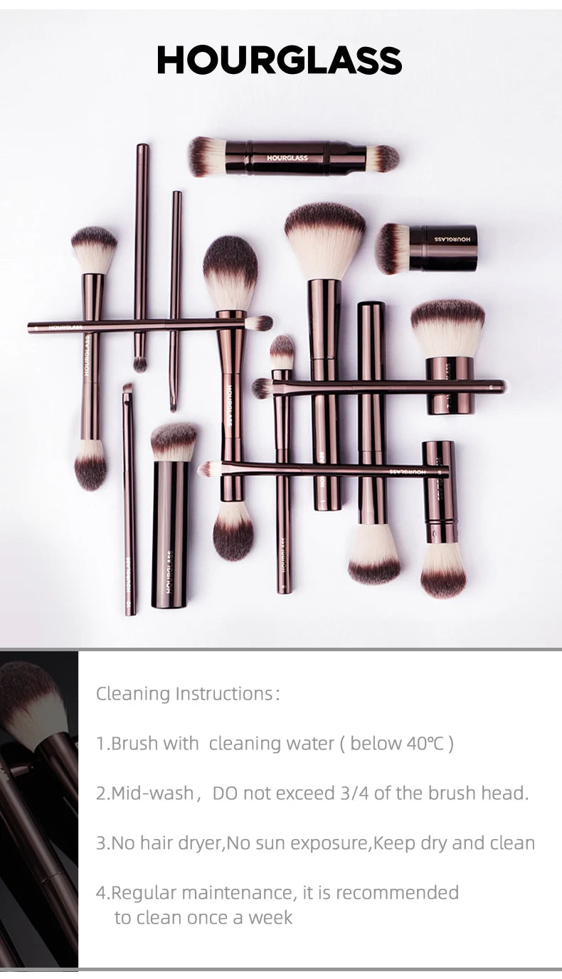 Retractable Double-Ended Complexion Brush