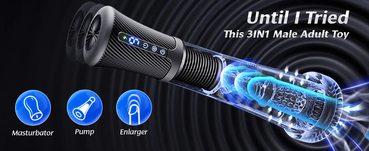 Vibrating Suction Stroker for Men