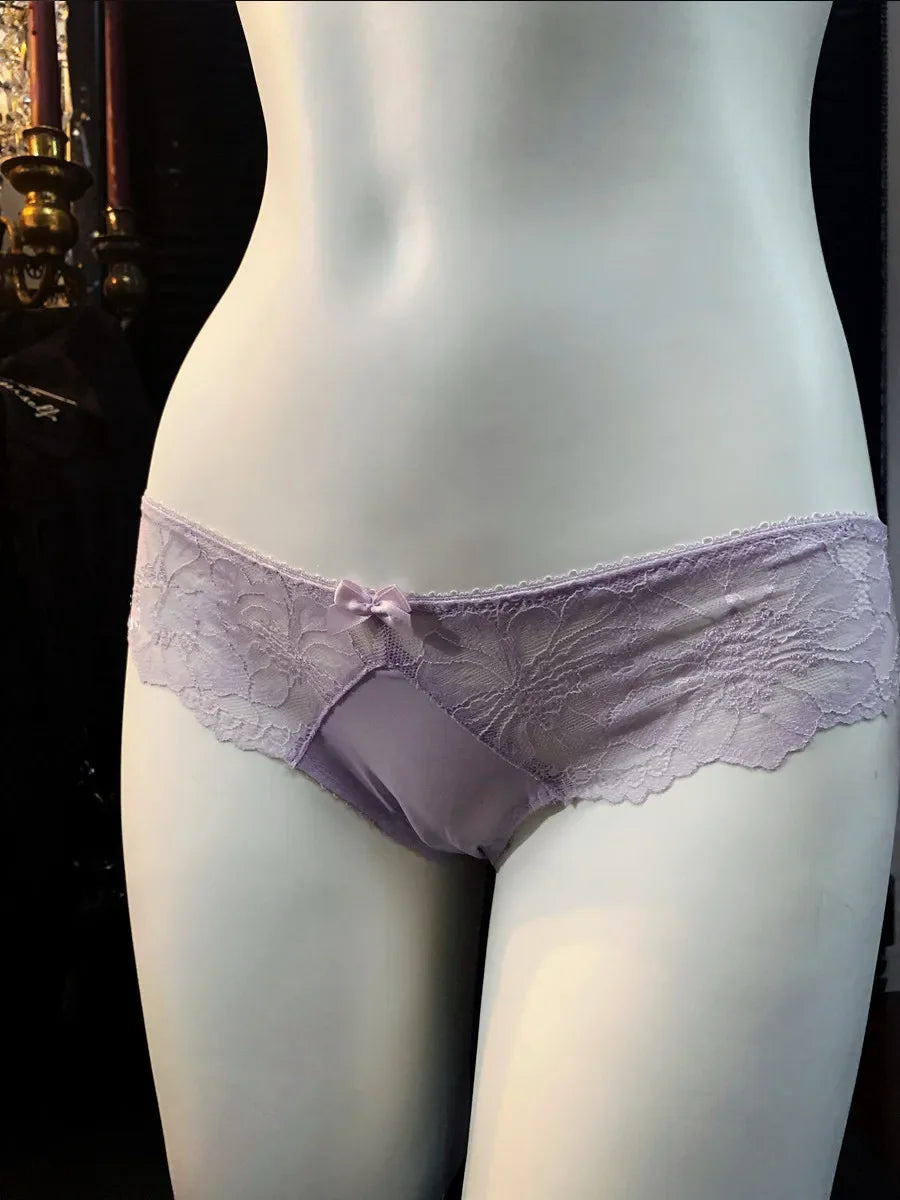 Women's Embroidered Lace Bra Set