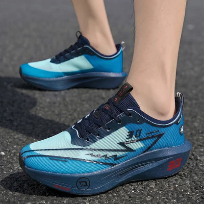 Men's Running Shoes Outdoor Luxury shoes Cushioning Race Breathable Couple Off-road Sneakers Non-Slip Mesh Trainer Shoes Fashion