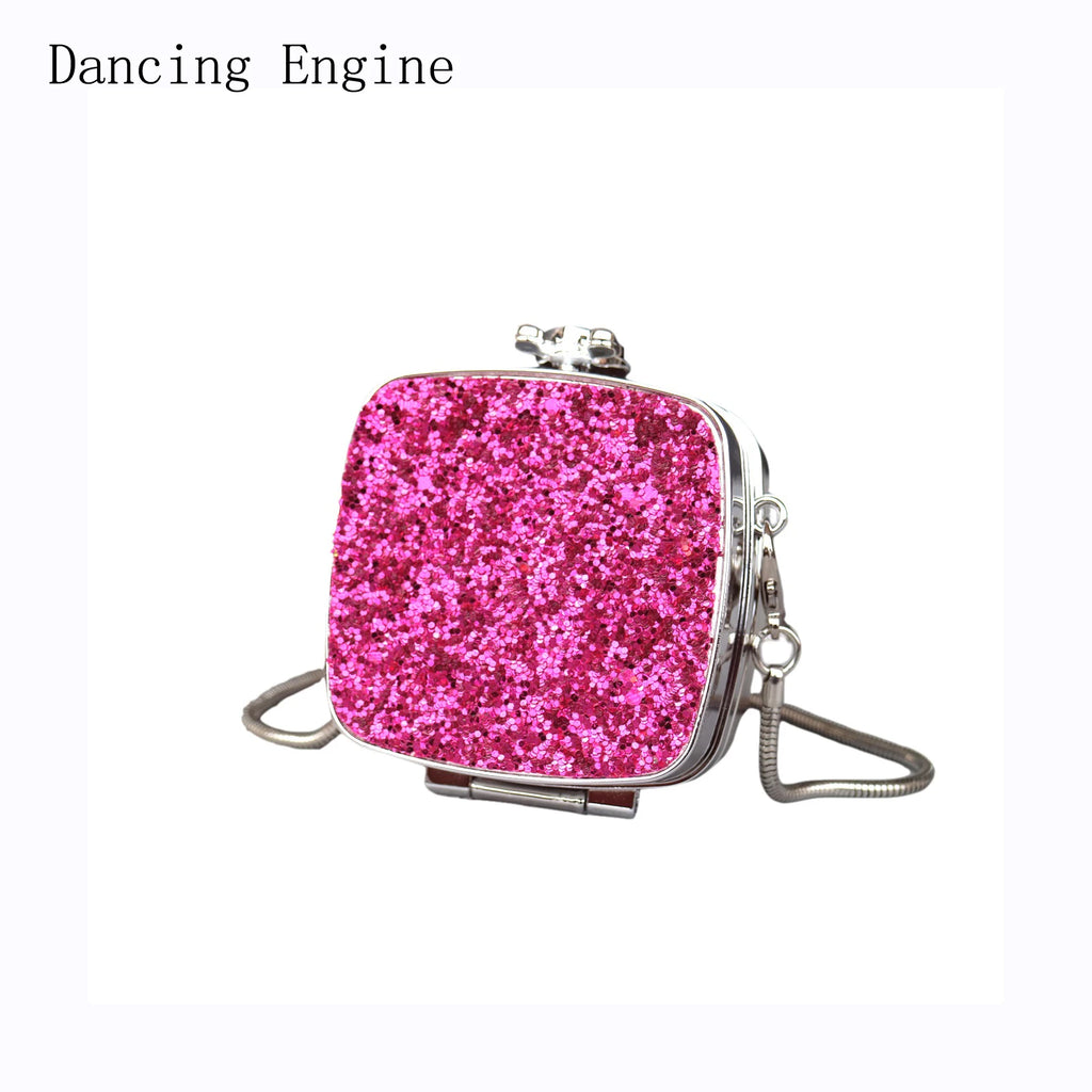 Women's Jelly Plastic Novelty Mini Clutch Bag – Evening & Party, Rose Red