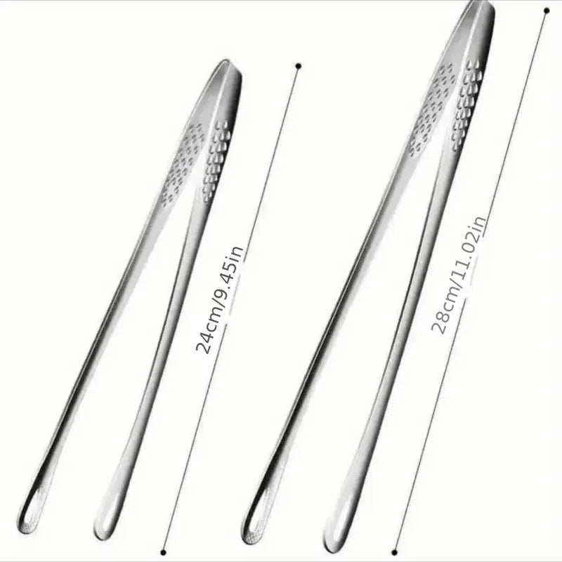 1pc/2pcs stainless steel multifunctional barbecue clips perfect for barbecue, baking and camping durable kitchen tools