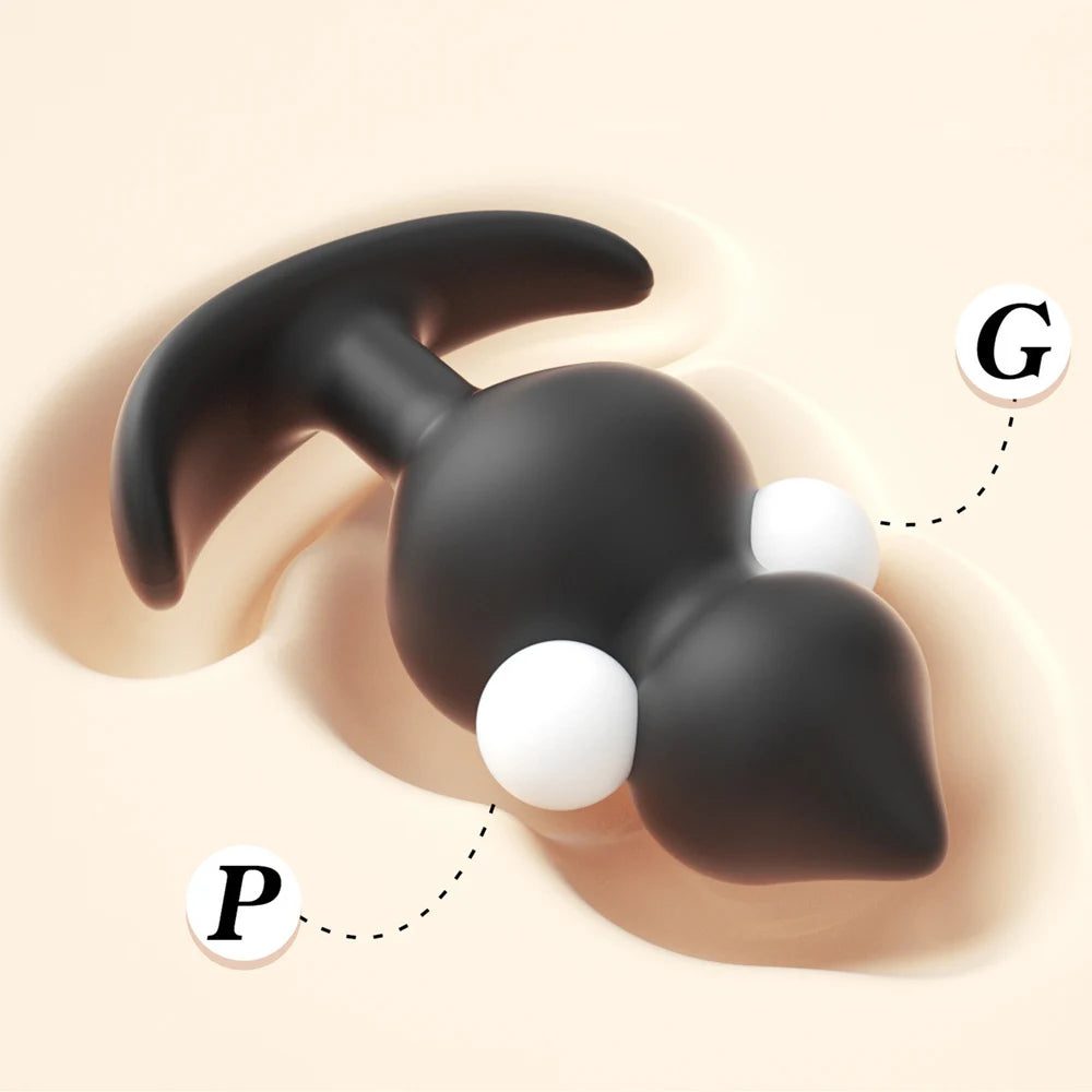 Wearable Anal Plugs With Steel Anal Beads Vaginal Balls Anal Stimulation Pull Bead Dildo Buttplug Adult Sex Toy 18+