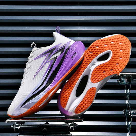 Marathon Men Running Shoes Carbon Board Speciality Sports Shoes Women's Trend Athletic Lightweight Breathable Sneakers Women