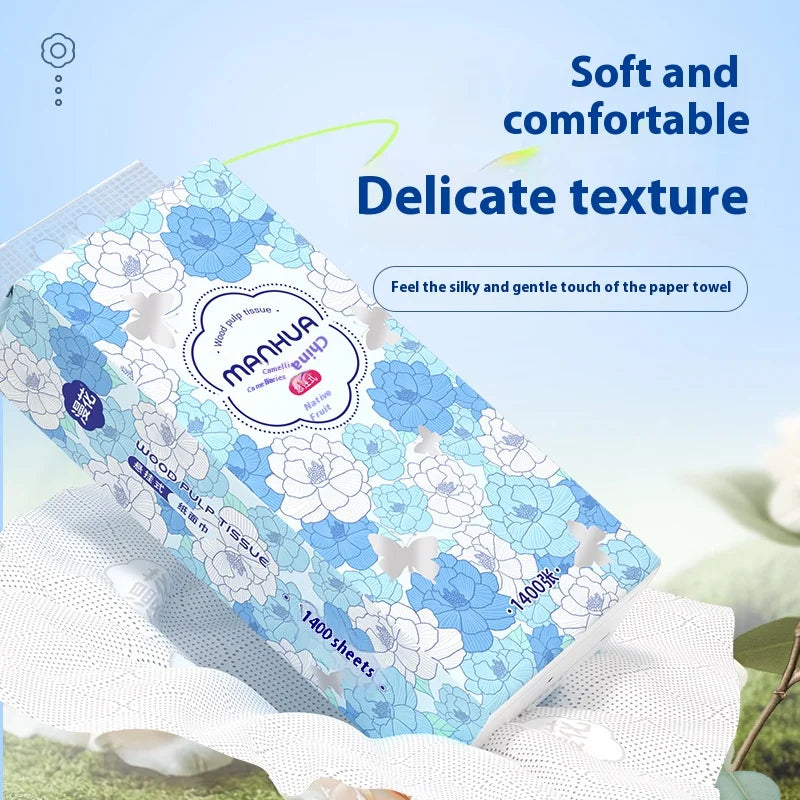 4-Layer Household Paper Tissue Pack