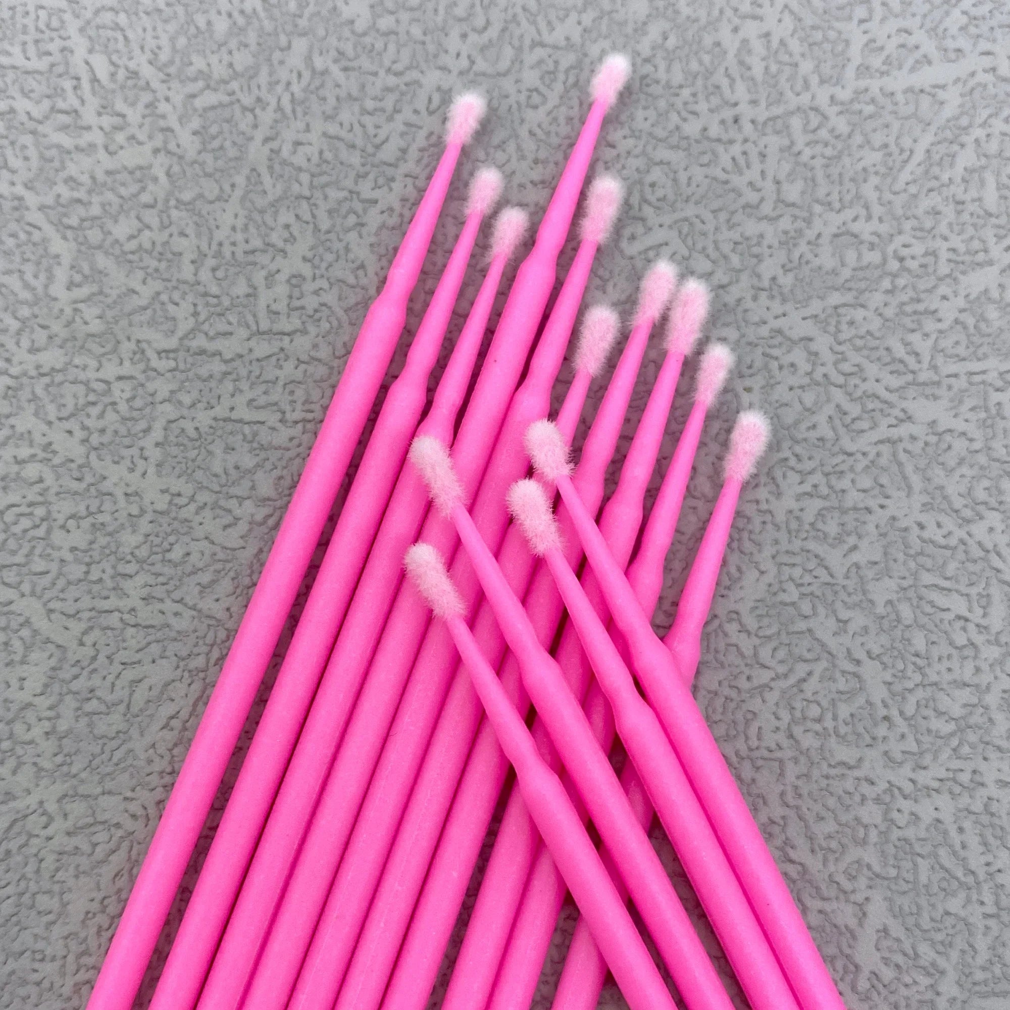 100/500pcs Eyelash Cleaning Brush Lash Extension Micro Cotton Swab Individual Eyelashes Microbrush Beauty Makeup Clean Remover