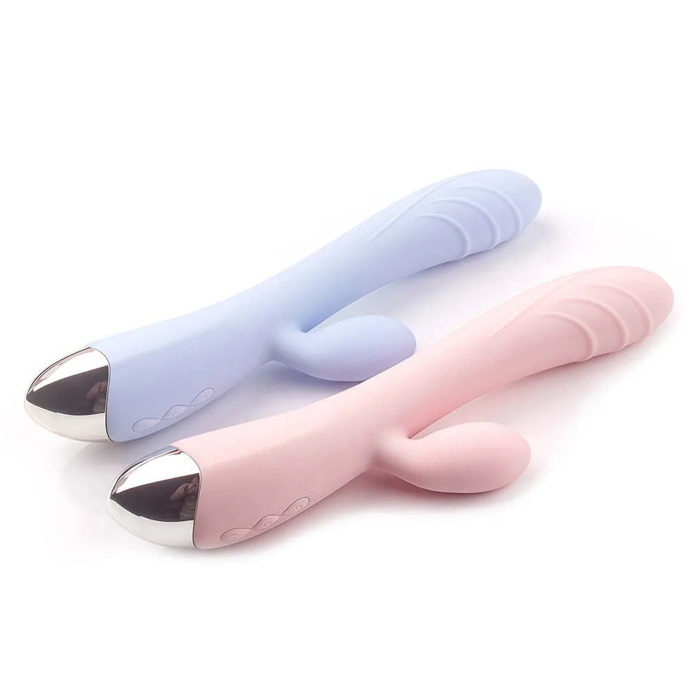 Powerful Rabbit Vibrator for Women G Spot Clitoral Stimulator Vagina Nipple Massager Dildo Female Masturbator Adult Sex Toys