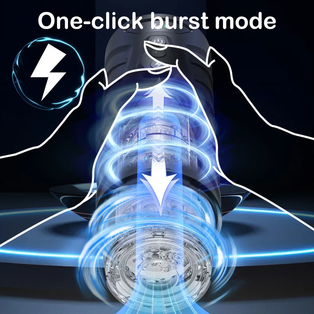 Automatic Male Masturbator Sex Toys for Men Adult Toy Male Sex Toys Hands Free Pocket Pussy Sex Machine Suction Electric Penis