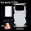For iPhone 17 Pro Max Air 17Pro 17PM 17Air HD Side Frame Back Full Coverage Protective Film For iPhone17 Border Hydrogel Film