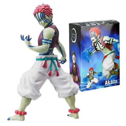 In Stock Bandai Original Genuine Banpresto Anime Yaiba Akaza Vibration Stars Plus 14cm Model Toy Figur