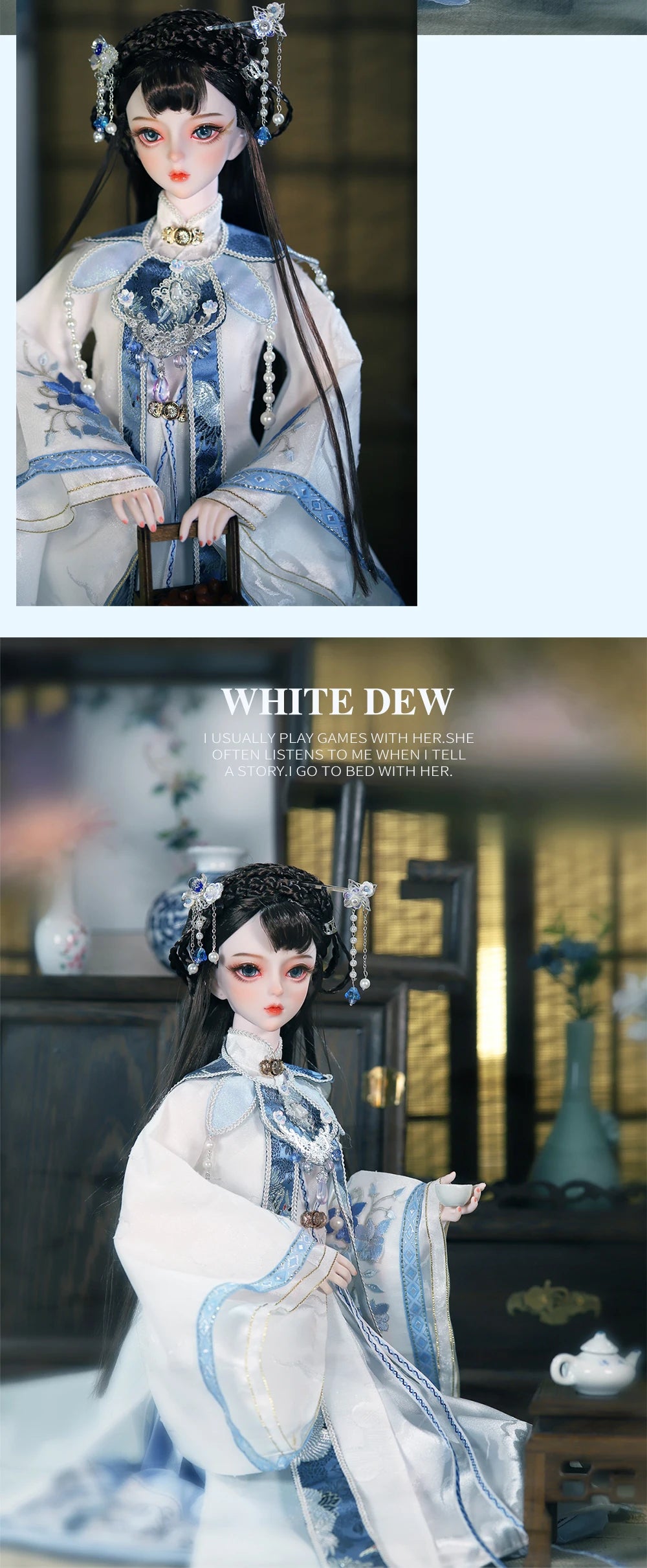 DBS 1/3 BJD toy Dream Fairy Season Series mechanical joint Body hand-painted makeup high quality 60cm collection doll sd