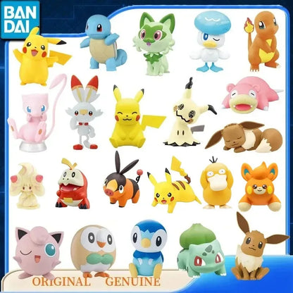 Bandai Original Genuine POKEMON MODEL KIT QUICK 1 21 22 23 Anime Action Figures Toys Kids Gift Assembly Model Collect Ornaments