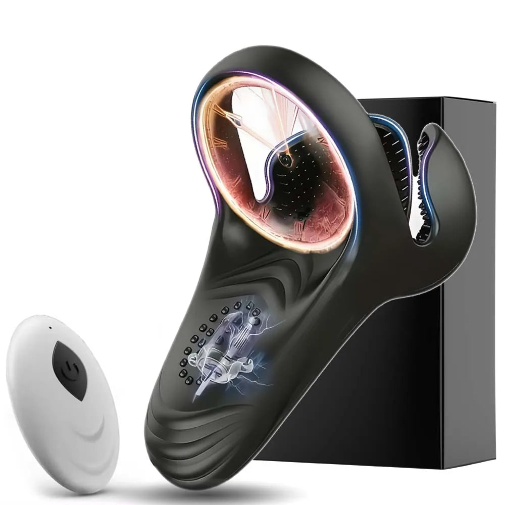 Vibrating Cock Ring for Men Sex Toys Remote Control Delay Ejaculation Testicle Massager Ejaculation Scrotum Stimulator Sex Toys