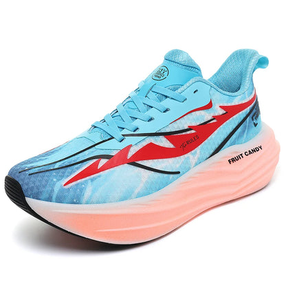 Men's Running Shoes Breathable Couple Trainer Race Luxury shoes Sneakers Mesh Outdoor Non-Slip Jogging Cushioning Off-road Shoes