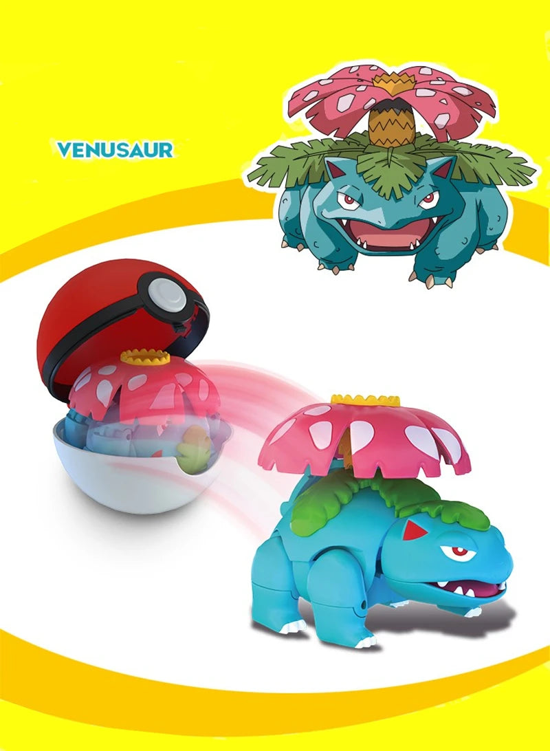 New Pokemon Figures Toys Variant Ball Model Pikachu Gengar Pokeball Dragonite Snorlax  Action Figure Lapras Pocket Monsters Toy