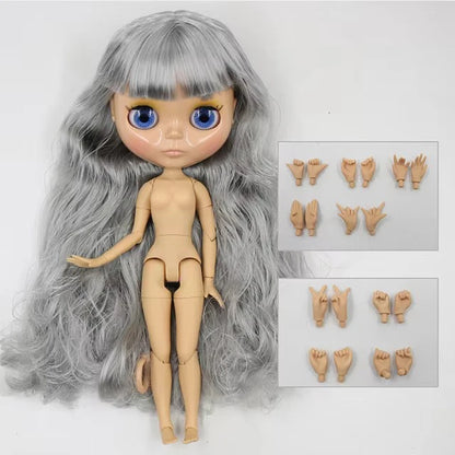 ICY DBS Blyth Doll 1/6 BJD Joint Body White Skin Tan Skin Dark Skin Matte Face Nude Doll 30cm Anime Toy Girls Gift